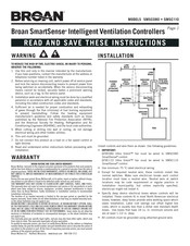 Broan SmartSense SMSC080 Manual Del Usuario