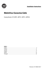Rockwell Automation 2727-MRT10 Instrucciones De Instalación