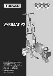 Leister Varimat V2 Instrucciones De Funcionamiento