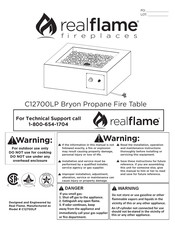 Real Flame Bryon C12700LP Manual Del Usuario