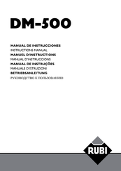 Rubi DM-500 Manual De Instrucciones