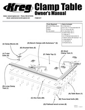 Kreg KCT El Manual Del Propietario