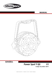 SHOWTEC Power Spot 9 Q5 Manual De Instrucciones