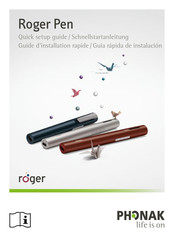 Phonak Roger Pen Guía Rápida De Instalación