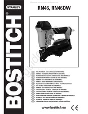 Stanley Bostitch RN46 Especificaciones Técnicas