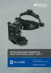 APPASAMY ASSOCIATES IMPLANTEC AAIO-7 Manual De Instrucciones