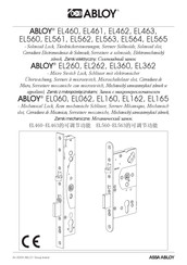 Abloy EL460 Manual De Instrucciones