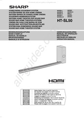 Sharp HT-SL50 Manual De Montaje