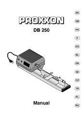 Proxxon DB 250 Manual De Instrucciones