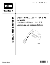 Toro EZ Vac Manual Del Operador