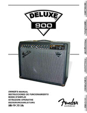 Fender DELUXE 900 Instrucciones De Funcionamiento