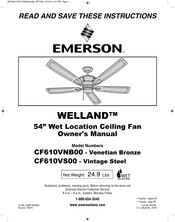 Emerson CF610VNB00 Manual Del Usuario