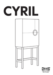 IKEA CYRIL Manual De Instrucciones