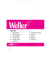 Weller WAD 100 Instrucciones Para El Manejo