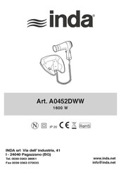 inda A0452D Manual De Instrucciones