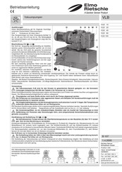 Gardner Denver Elmo Rietschle VLB 100 Instrucciones De Uso