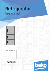 Beko CN 151920 DX Manual Del Usuario