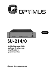 Optimus SU-214/0 Manual De Instrucciones