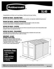 Rubbermaid 5L40 Manual Del Usuario