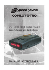 CoPilot SPEED SOUND X-TRO Manual De Instrucciones