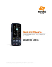 Boost Mobile KYOCERA Verve Guia Del Usuario