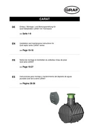 Graf Carat Instrucciones Para Montaje Y Mantenimiento