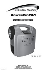 Sierra wave PowerPro200 Instrucciones De Operación