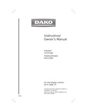 DAKO DAC120BY Manual Instructivo