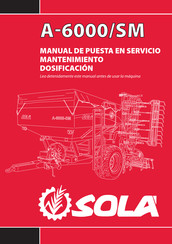 Sola A-6000 SM Manual De Puesta En Servicio, Mantenimiento Y Dosificacion