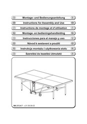 Donic Outdoor Roller 1000 Instrucciones Para El Manejo Y Uso