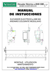 FIXATOR e.lift 500 Manual De Instrucciones