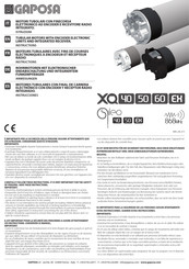 GAPOSA XQ40 Instrucciones