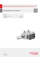 HAWE Hydraulik DV 3 Documentación Del Producto