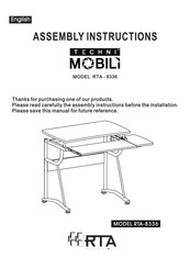 Techni Mobili RTA-8336 Manual De Instrucciones