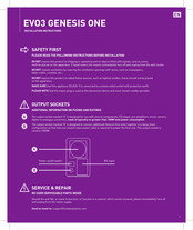 Isotek EVO3 GENESIS ONE Instrucciones De Instalación