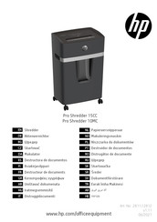 HP Pro Shredder 10MC Manual De Instrucciones