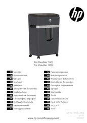 HP Pro Shredder 12MC Manual De Instrucciones