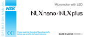 NSK NLX plux Manual De Instrucciones