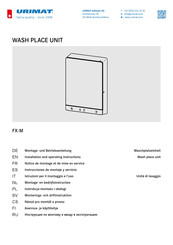 URIMAT FX-M Instrucciones De Montaje Y Servicio