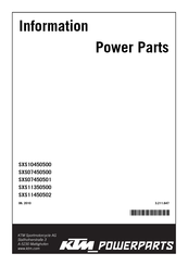 KTM SXS07450501 Manual Del Usario