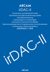 Arcam irDAC-II Conexiones Y Guía De Inicio Rápido