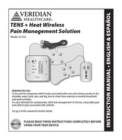 Veridian Healthcare TENS + Heat Wireless Manual De Instrucciones