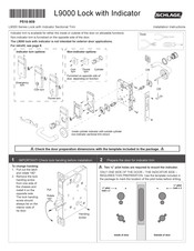Schlage L9000 Serie Instrucciones De Instalación