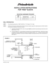 Friedrich WSD Instrucciones De Instalación