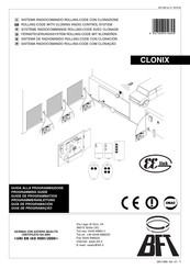 BFT CLONIX Manual Del Usuario