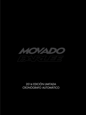 Movado PARLEE 2014 Instrucciones De Operación Garantía Y Guía De Servicio