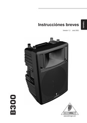 Behringer B300 Instrucciones Breves