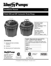 Liberty Pumps 404CV/A-EYE Manual De Instalación