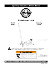 Omega Lift Equipment 26022 Manual De Piezas E Instrucciones De Funcionamiento