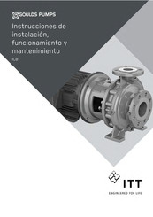 Goulds Pumps ICB Instrucciones De Instalación, Funcionamiento Y Mantenimiento